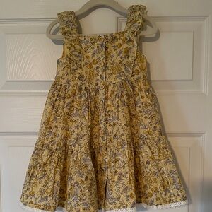 Catherine Malandrino Yellow and Blue Floral Kids Dress